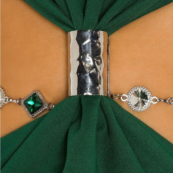 ATOIR “LIGHTYEAR” CUTOUT EMBELLISHED BODYSUIT, GREEN SZ S NWT! - Picture 2 of 10